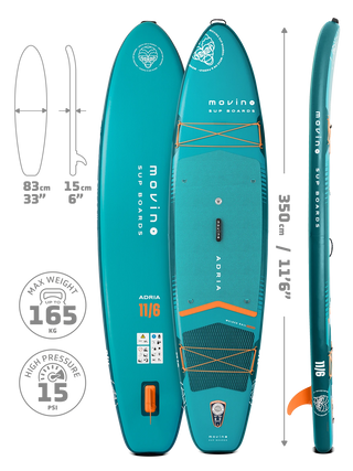 Movino ADRIA Allround 11'6'' (turquoise-orange)