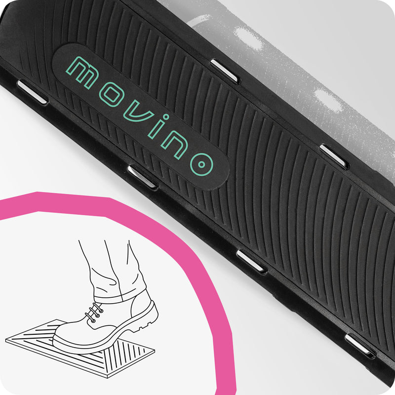 Low-profile anti-slip deck.