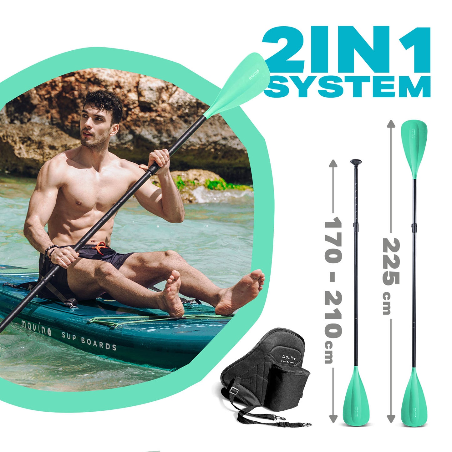 Movino GARDA Allround 10'10'' (teal-mint)