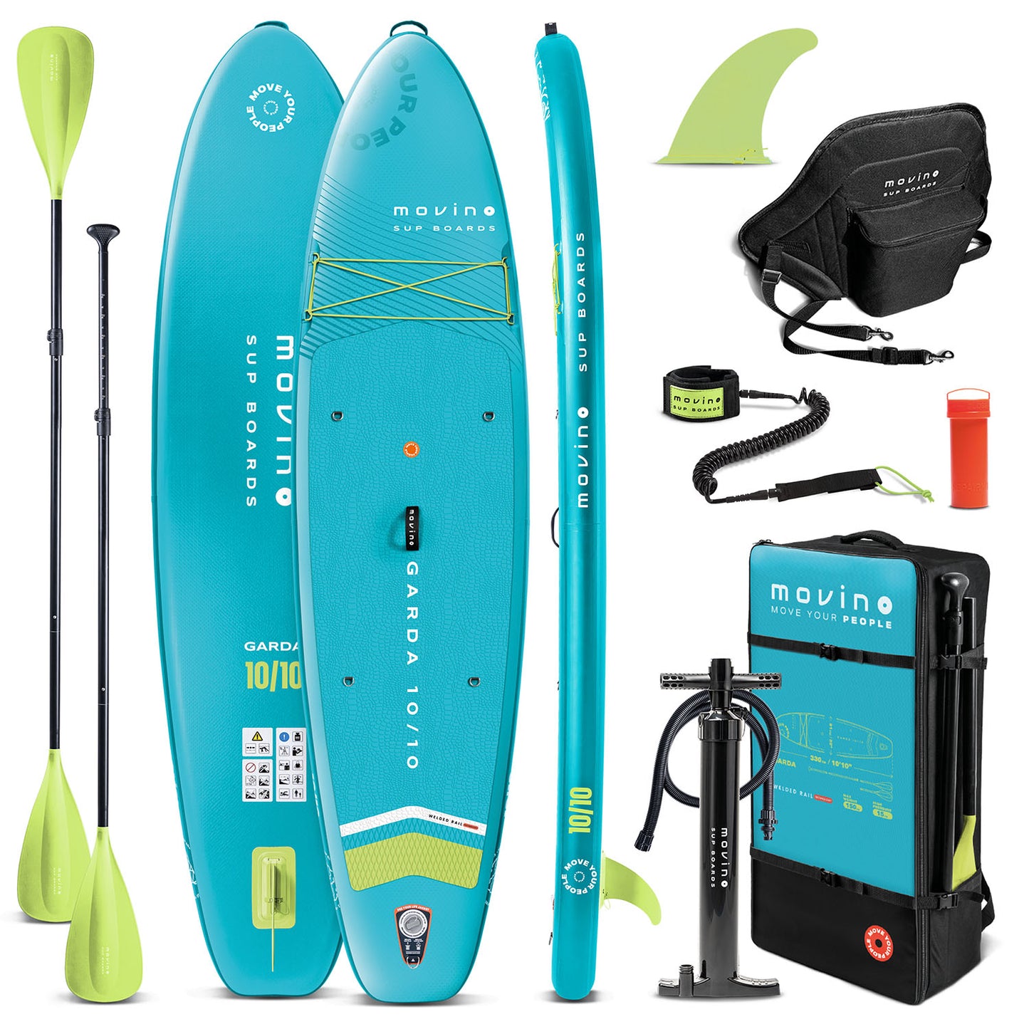 Movino GARDA Allround 10'10'' (turquoise-lime)