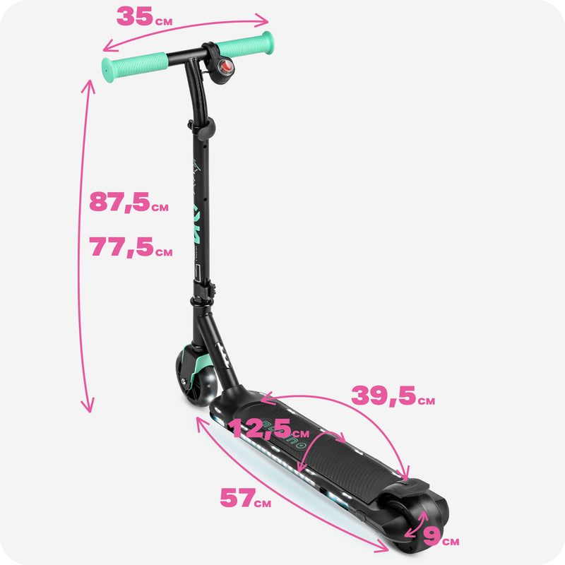 Check scooter dimensions.