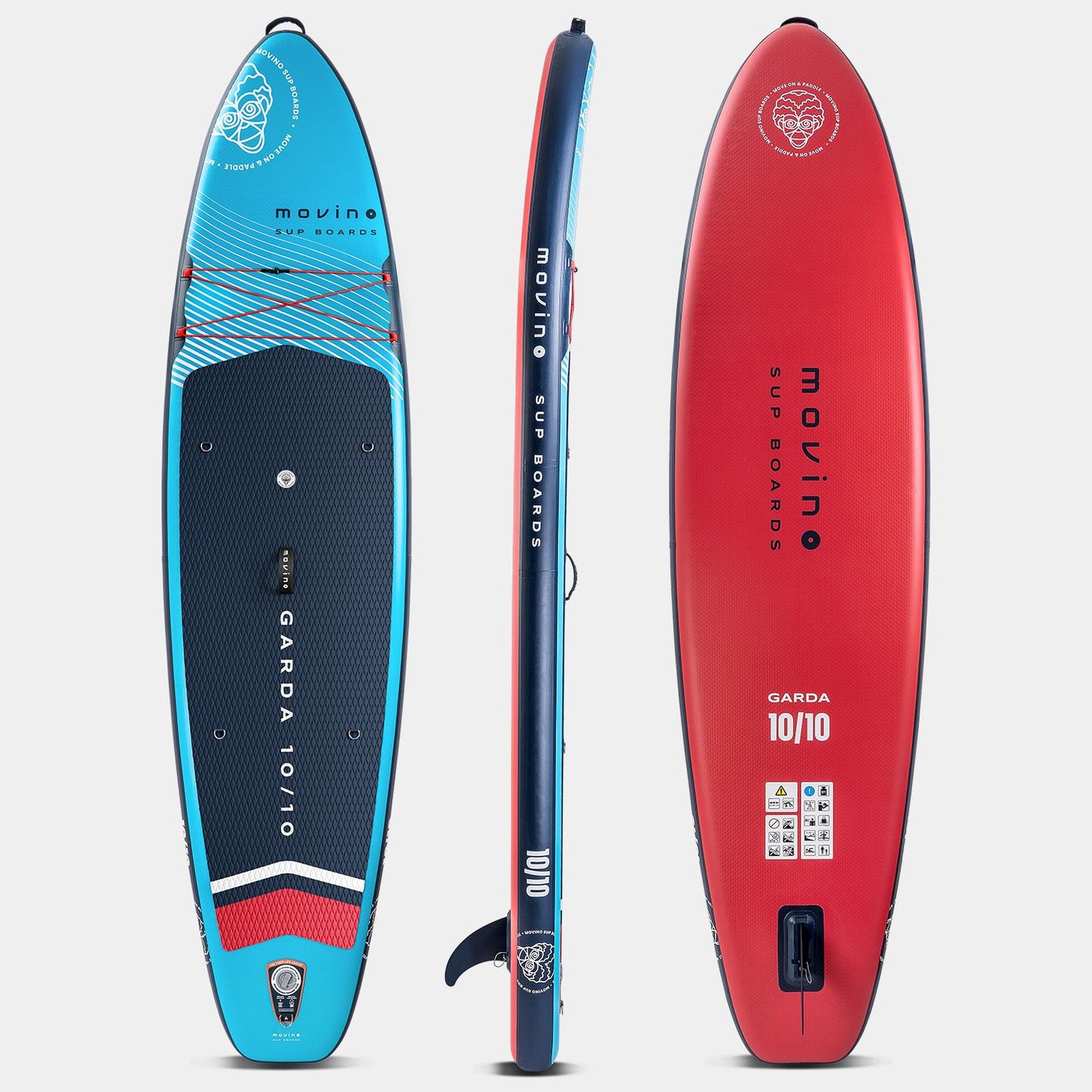 Movino GARDA Allround 10'10'' (blauw-rood) 